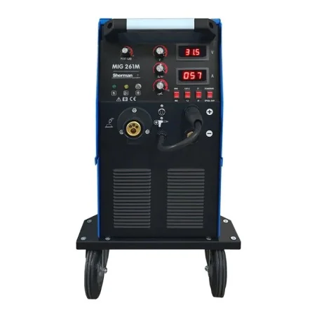 Spawarka Sherman MIG 261M/4R (230V / 3x400V 250A/60% IGBT, 4R, wyświetlacz, uchwyt MIG 4m)