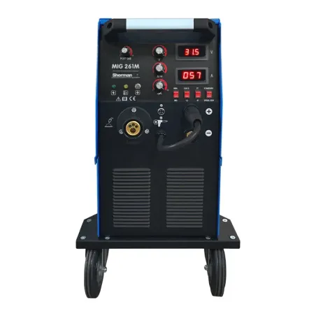 Spawarka Sherman MIG 261M/4R (230V / 3x400V 250A/60% IGBT, 4R, wyświetlacz, uchwyt MIG 4m)