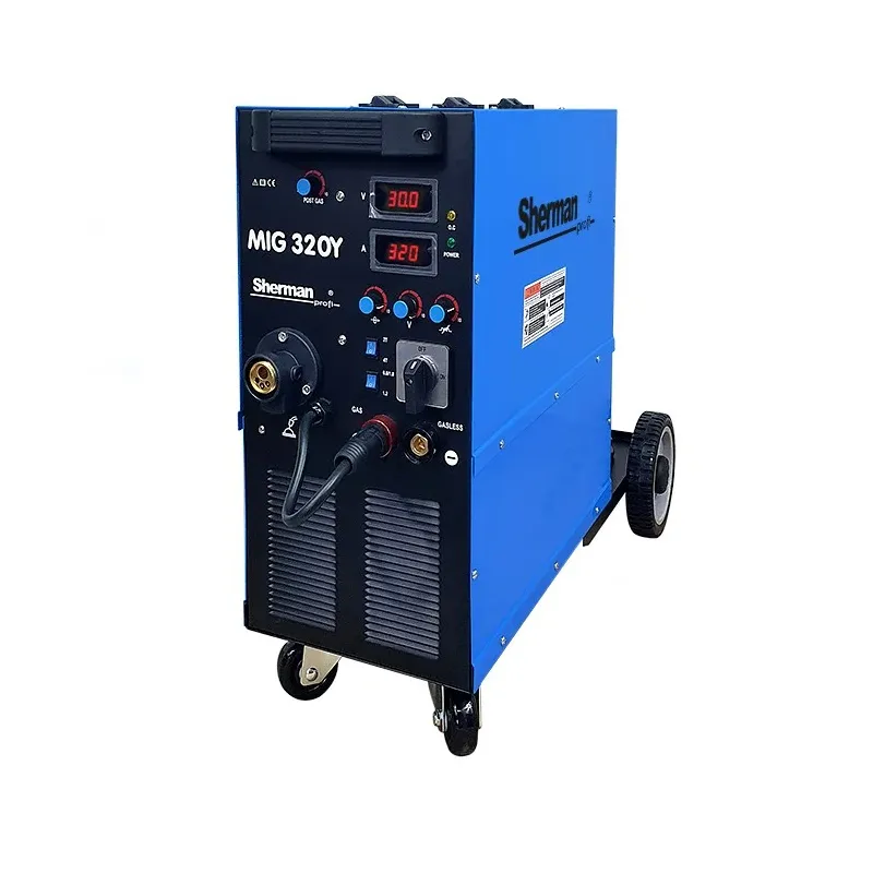 Spawarka Sherman MIG 320Y/4R (3x400V 320A/60% IGBT, 4R, wyświetlacz, uchwyt MIG 4m)