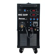 Spawarka Sherman MIG 320Y/4R (3x400V 320A/60% IGBT, 4R, wyświetlacz, uchwyt MIG 4m)