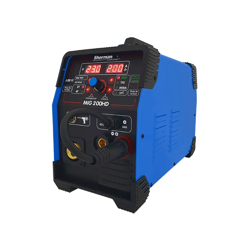 Spawarka Sherman MIG 200HD (230V, 200A/60%, 2R, spaw. bez gazu,wyświetlacz)
