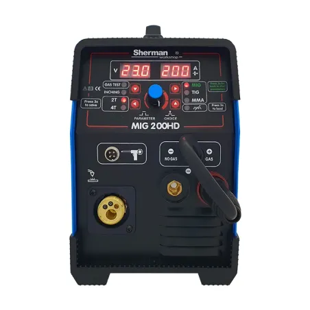 Spawarka Sherman MIG 200HD (230V, 200A/60%, 2R, spaw. bez gazu,wyświetlacz)
