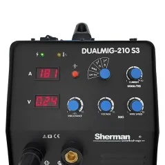 Spawarka Sherman DUALMIG 210 S3 (230V, 200A/60%, 2R)