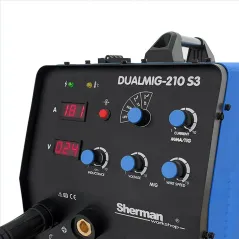 Spawarka Sherman DUALMIG 210 S3 (230V, 200A/60%, 2R)