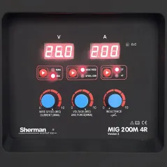 Spawarka Sherman MIG 200M (230V, 200A/60%, 4R, wyświetlacz)