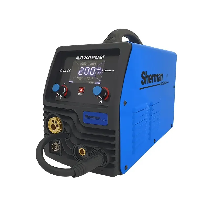 Spawarka Sherman MIG 200 SMART (230V, 200A/60%, 2R, spaw. bez gazu, wyświetlacz LCD)