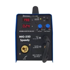 Spawarka Sherman MIG 200 Speedy (230V, 200A/60%, 2R, spaw. bez gazu, wyświetlacz)