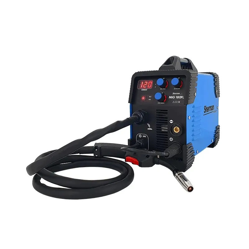 Spawarka Sherman MIG 180FL (230V, 180A/60%, IGBT,2R,spaw. bez gazu, wyświetlacz)