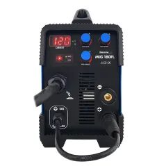 Spawarka Sherman MIG 180FL (230V, 180A/60%, IGBT,2R,spaw. bez gazu, wyświetlacz)