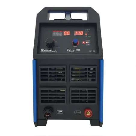 Przecinarka plazmowa Sherman CUTTER 110 (3x400V 105A/60% IGBT, gr.cięcia 40mm, wyświetlacz ciśnienia, 2T/4T, ster.cyfr., uchwyt