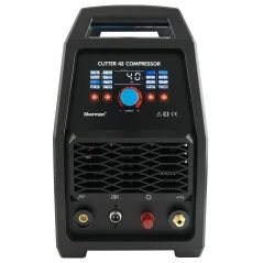 Przecinarka plazmowa Sherman CUTTER 42 COMPRESSOR (230V, 40A/60% IGBT, gr.cięcia 20mm, wyświetlacz LED)
