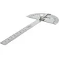 Kątomierz z linijką 100 mm, stal nierdzewna Kątomierz z linijką 100 mm, stal nierdzewna