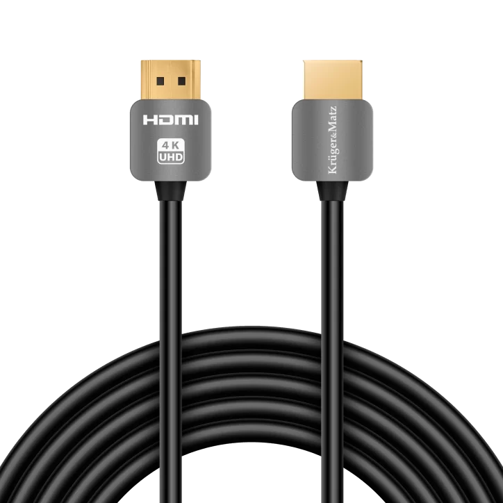 Kabel HDMI - HDMI wtyk-wtyk (A-A) 1.8m Kruger&Matz 4K