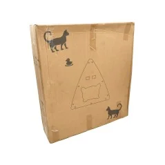 Domek dla kota w kształcie dyni z drapakiem