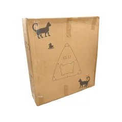 Domek dla kota w kształcie dyni z drapakiem