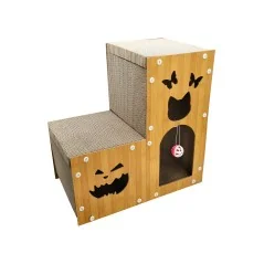 Domek dla kota w kształcie litery L -1 z drapakiem