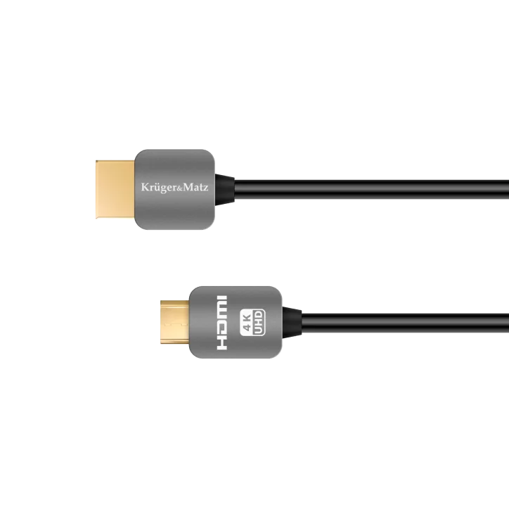 Kabel HDMI - mini HDMI wtyk-wtyk (A-C) 1.8m Kruger&Matz