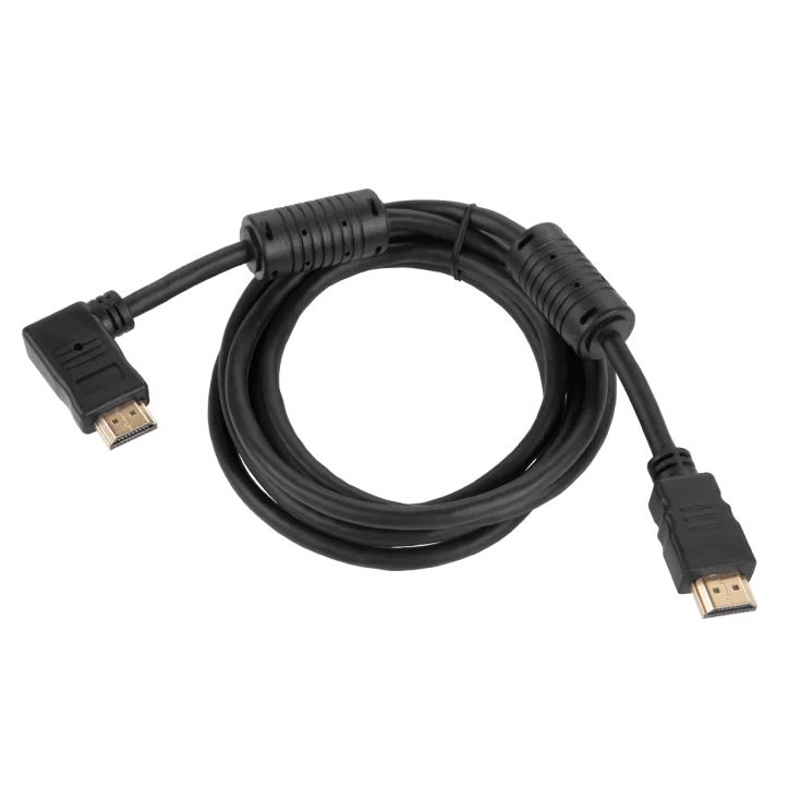 Kabel HDMI-HDMI 1.4v kątowo-prosty 1.8M