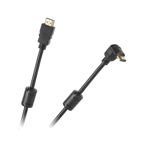 Kabel HDMI-HDMI 1.8M Kątowo-prosty