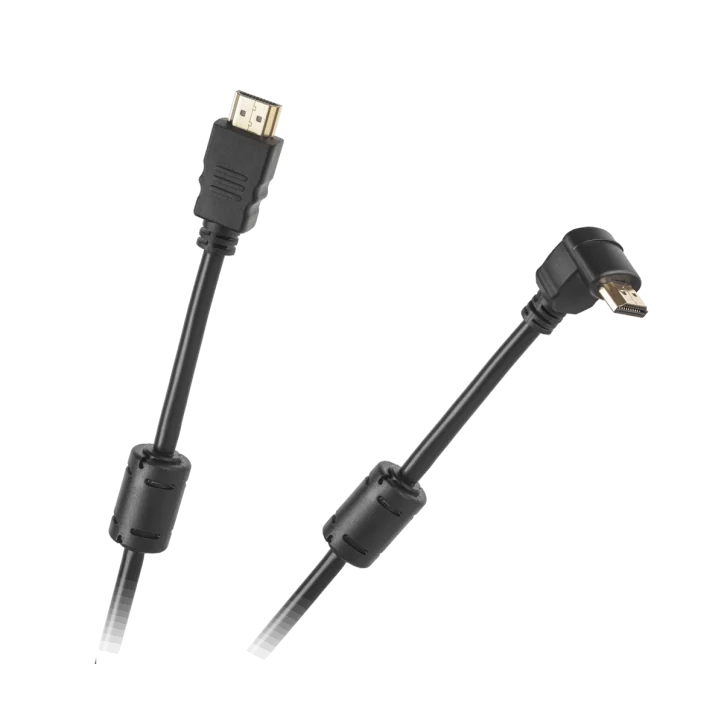 Kabel HDMI-HDMI 1.8M Kątowo-prosty