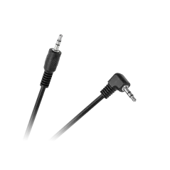 Kabel JACK 3,5 wtyk-wtyk 0,5m kątowy LX8053K 0,5M