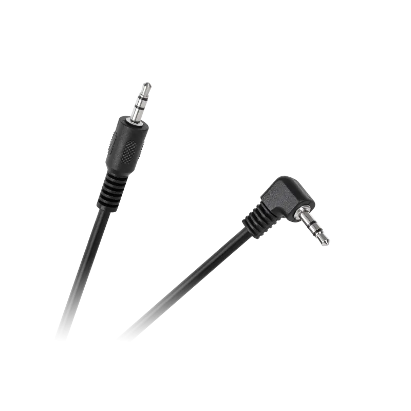 Kabel JACK 3,5 wtyk-wtyk 0,5m kątowy LX8053K 0,5M