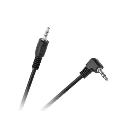 Kabel JACK 3,5 wtyk-wtyk 0,5m kątowy LX8053K 0,5M