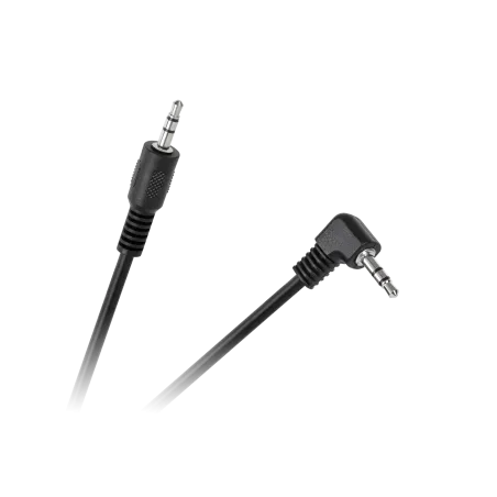 Kabel JACK 3,5 wtyk-wtyk 0,5m kątowy LX8053K 0,5M