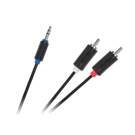 Kabel Jack 3.5-2RCA 1.0m Cabletech standard