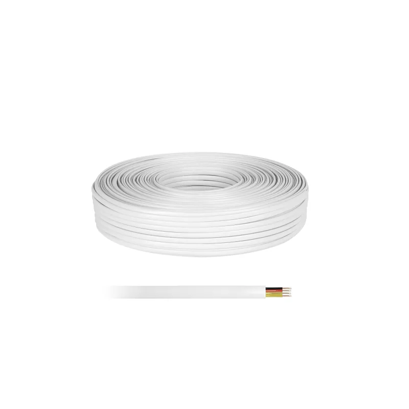 Kabel telefoniczny 4C biały 100 LXK511 Kabel telefoniczny 4C biały 100 LXK511