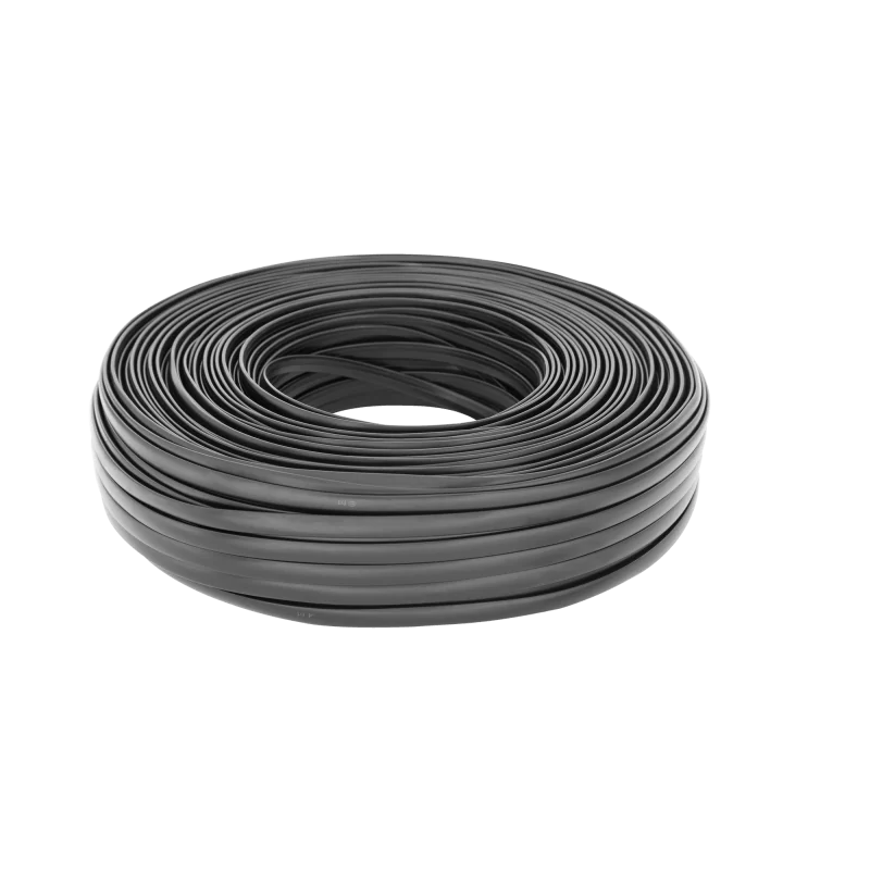 Kabel telefoniczny 6C czarny 100m LXK514