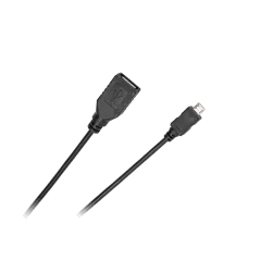 Kabel USB - micro USB gniazdo-wtyk 0.2m Standard