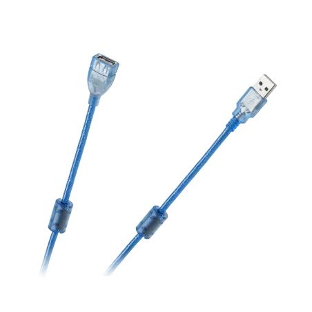 Kabel USB 2.0 Az -Am przedłużacz 10m ekran+filtr