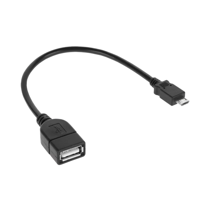 Kabel USB gniazdo A - wtyk micro USB 20cm