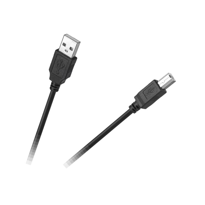 Kabel USB komputer-drukarka 1,8m czarny