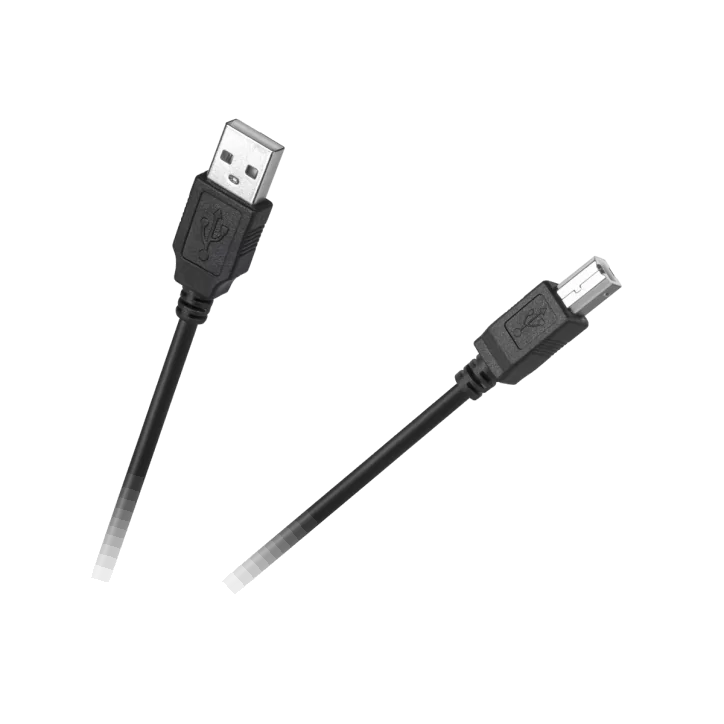 Kabel USB komputer-drukarka 1,8m czarny