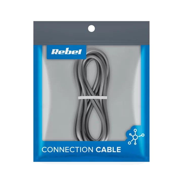 Kabel USB typu C - USB typu C 65W REBEL 100 cm