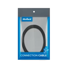 Kabel USB typu C - USB typu C REBEL 100 cm czarny