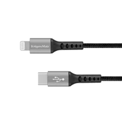 Kabel USB typu C - wtyk Lightning C94 MFi 1 m Kruger&Matz