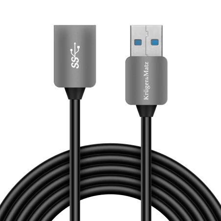 Kabel USB3.0 wtyk - gniazdo 1m Kruger&Matz