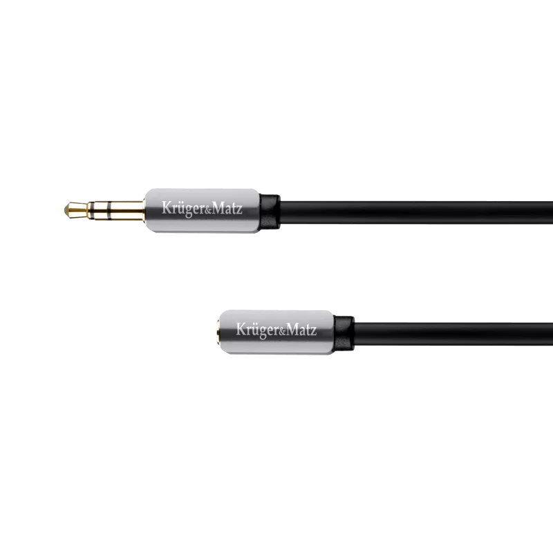 Kabel wtyk - gniazdo jack 3.5 stereo 1.8m Kruger&Matz