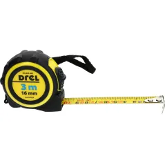 Miara zwijana stalowa 3 m, 19 mm, magnetyczny zaczep