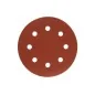 Krążki ścierne 180 mm, P80, na rzep, z 8 otworami, 5 szt.