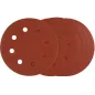 Krążki ścierne 180 mm, P150, na rzep, z 8 otworami, 5 szt.