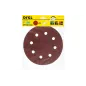 Krążki ścierne 180 mm, P180, na rzep, z 8 otworami, 5 szt.