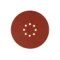 Krążki ścierne 225 mm, P100, na rzep, z 8 otworami, 5 szt.