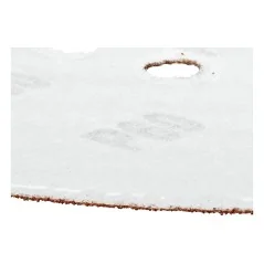 Krążki ścierne 225 mm, P120, na rzep, z 8 otworami, 5 szt., Drel