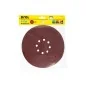 Krążki ścierne 225 mm, P150, na rzep, z 8 otworami, 5 szt.