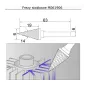 frez 6mm stożkowy M061906
