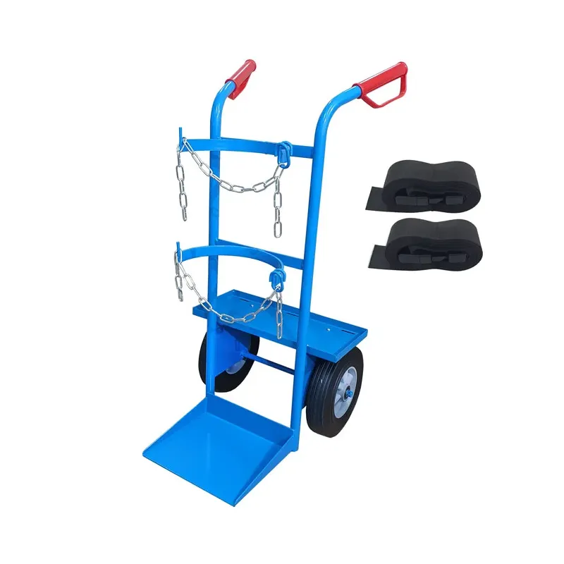 Wózek spawalniczy do butli gazowych 1 butla z półką na spawarkę koła pełne